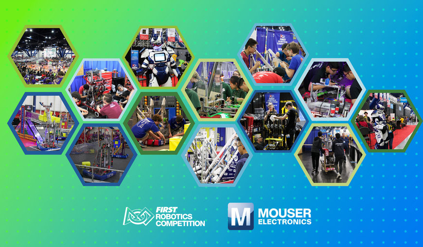 Mouser Electronics apoya la competencia de robótica FIRST® para nutrir a los futuros ingenieros